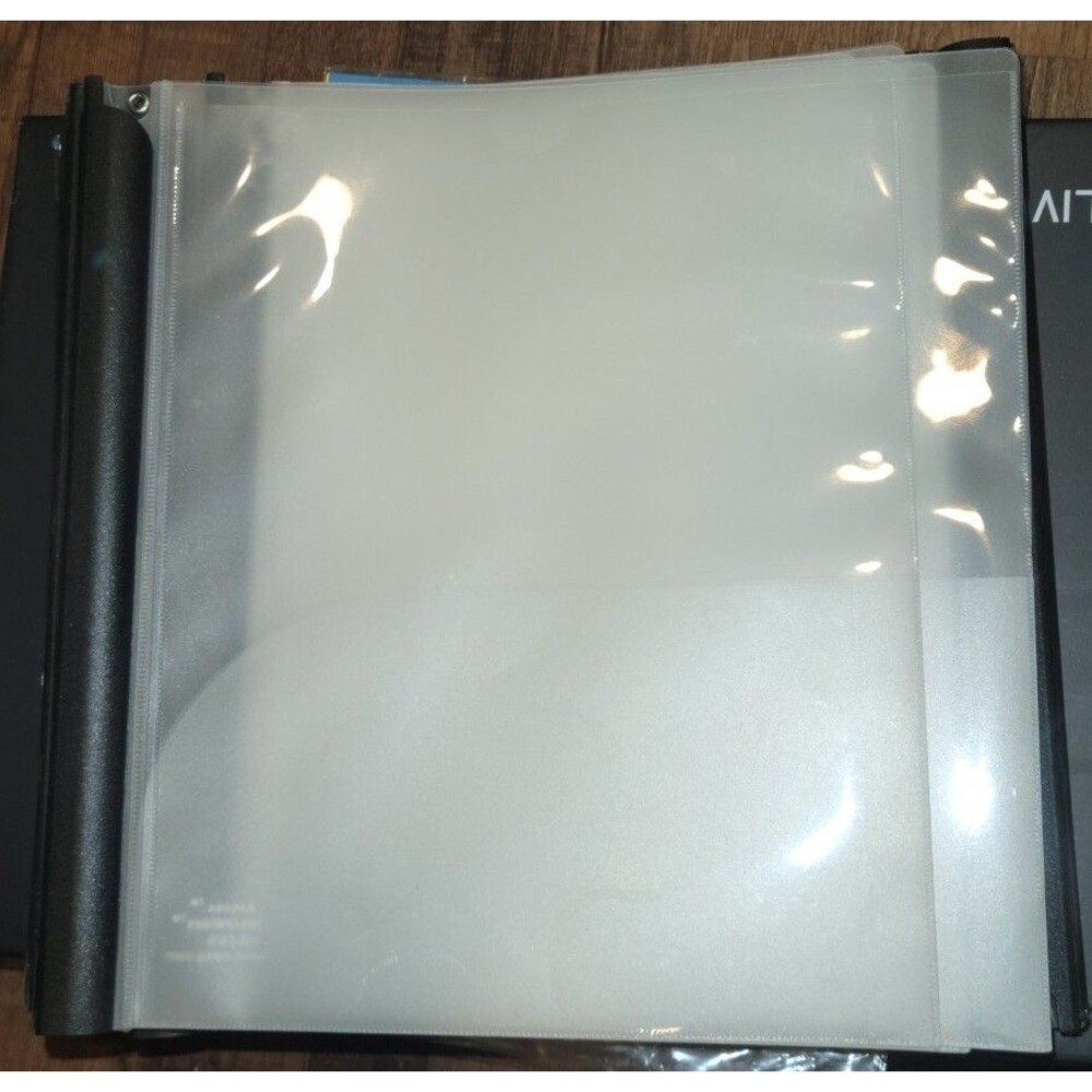 Magnifiles B365 Twin Pocket View Poly Portfolio Clear Pocket 10 PC